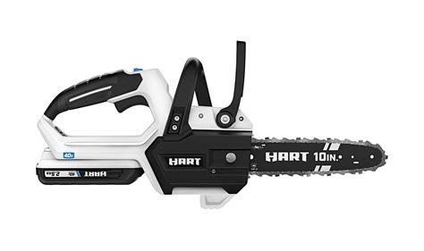 HART offers a range of chain saws for lawn and garden work, with different battery systems, capacities, and features. . Hart chainsaw